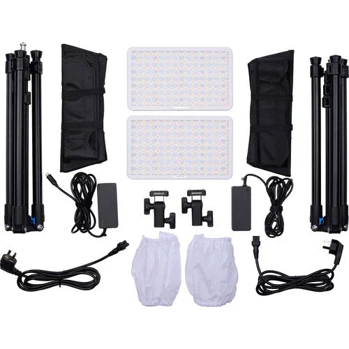 amaran Pano 60c RGB COB Mobile Light Panel (2-Light Kit, White) at PROCAM | procam.com