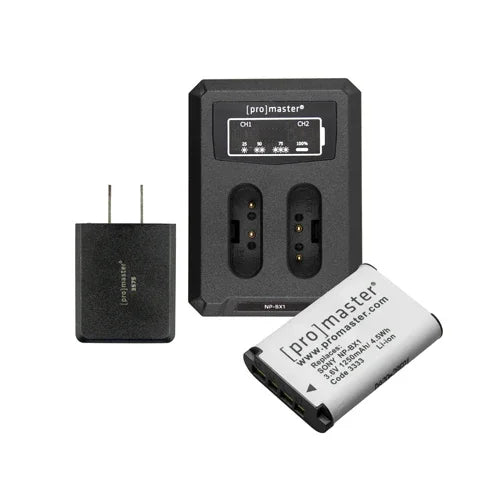 ProMaster Battery & Charger Kit for Sony NP-BX1 at PROCAM | procam.com