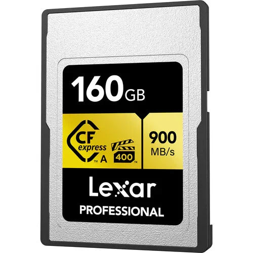 Lexar Professional CFexpress Type A Memory Card (GOLD Series) - 160GB (2-Pack) at PROCAM | procam.com