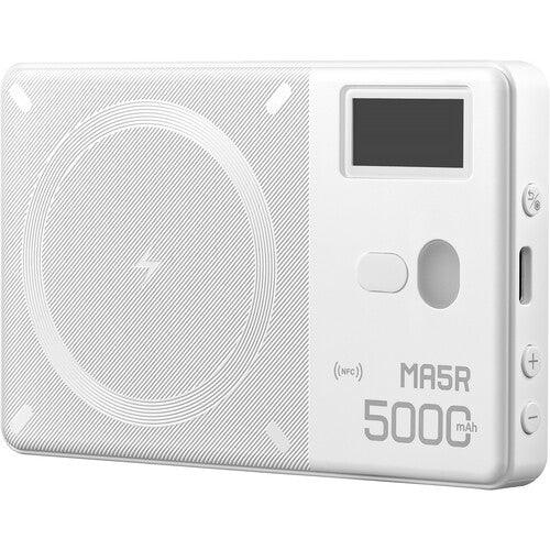 Godox MA5R RGB LED Light and Power Bank (White) at PROCAM | procam.com