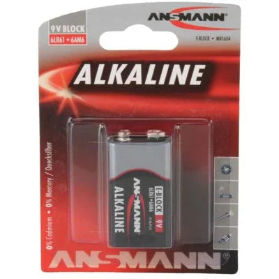 Ansmann 9V Alkaline Battery at PROCAM | procam.com