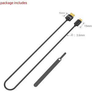SmallRig Ultra Slim Mini-HDMI to HDMI Cable (21.7") at PROCAM | procam.com