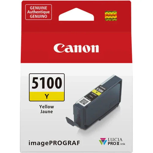 Canon PFI-5100 Y (Yellow) Lucia PRO II Ink Tank for PRO-310 (14.4ml) at PROCAM | procam.com