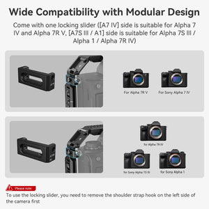 SmallRig Full Cage for Sony Alpha 7R V / Alpha 7 IV / Alpha 7S III / Alpha 1 / Alpha 7R IV at PROCAM | procam.com