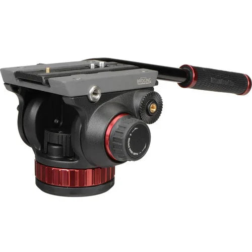 Manfrotto MT055XPRO3 Aluminum Tripod with 502HD Fluid Head Hybrid Video Kit at PROCAM | procam.com