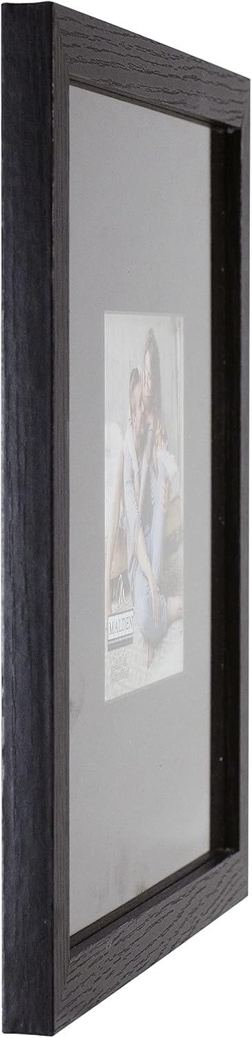 Malden 10x10 Matted to 5x5 Black Wall Picture Frame at PROCAM | procam.com
