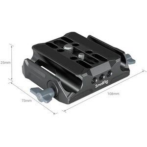 SmallRig Universal Camera Baseplate with 15mm LWS Rod Clamp at PROCAM | procam.com