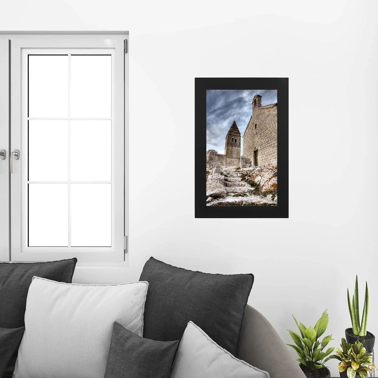 Malden 12x19 / 11x17 Manhattan Gallery Matted Frame (Black) at PROCAM | procam.com