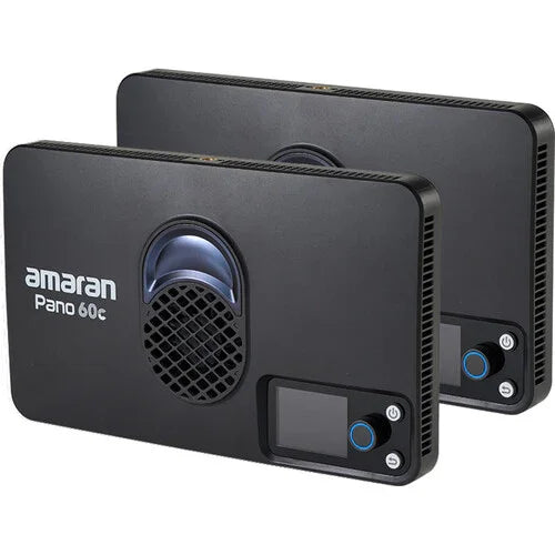 amaran Pano 60c RGB COB Mobile Light Panel (2-Light Kit, Charcoal) at PROCAM | procam.com