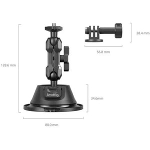 SmallRig SC-1K Portable Suction Cup Mount for Action Cameras at PROCAM | procam.com