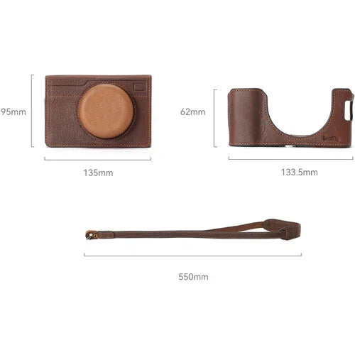 SmallRig Leather Half Case Kit for FUJIFILM X100VI at PROCAM | procam.com