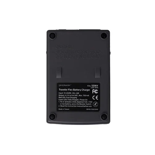ProMaster Traveler Flex Battery Charger - Sony at PROCAM | procam.com