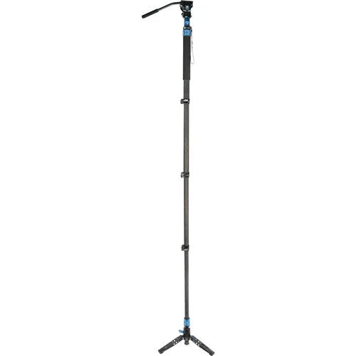 Sirui P-424FL 4-Section Carbon Fiber Monopod with VA-5 Compact Video Head at PROCAM | procam.com