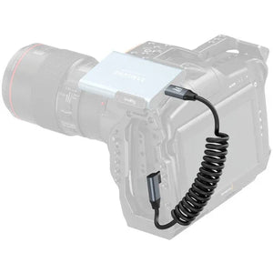 SmallRig USB-C Straight-to-Right Angled Coiled Data Cable (13.8") at PROCAM | procam.com