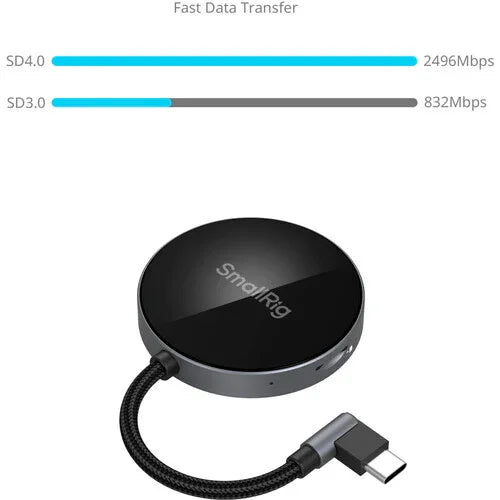 SmallRig SD 4.0 USB-C Card Reader at PROCAM | procam.com