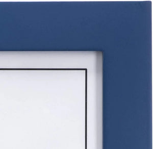 Malden Linear Wood 8x10 Blue Picture Frame at PROCAM | procam.com