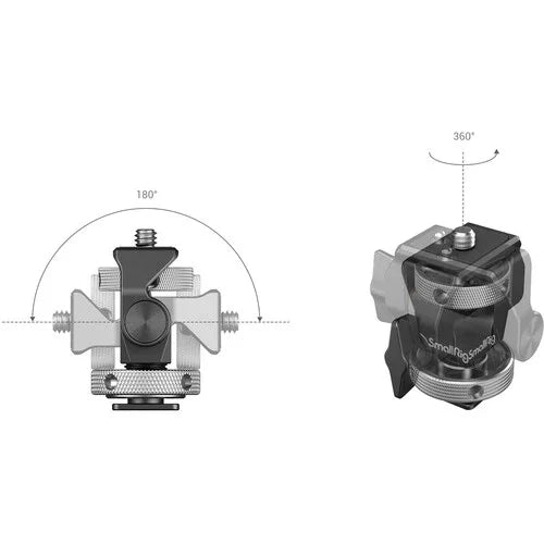SmallRig Swivel and Tilt Adjustable Monitor Mount with Cold Shoe Mount at PROCAM | procam.com