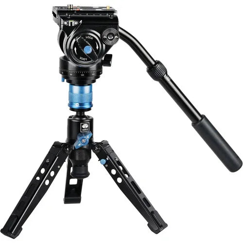Sirui P-424FS 4-Section Carbon Fiber Monopod with VH-10 Video Head at PROCAM | procam.com
