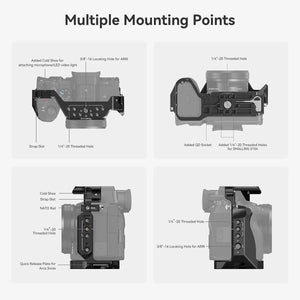 SmallRig Full Cage for Sony Alpha 7R V / Alpha 7 IV / Alpha 7S III / Alpha 1 / Alpha 7R IV at PROCAM | procam.com