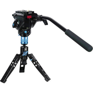 Sirui P-424FL 4-Section Carbon Fiber Monopod with VA-5 Compact Video Head at PROCAM | procam.com