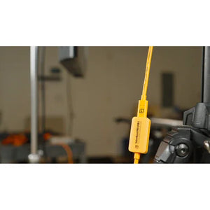 Tether Tools TetherPro USB-C to Right Angle USB-C Pigtail Cable - 20" (Orange) at PROCAM | procam.com