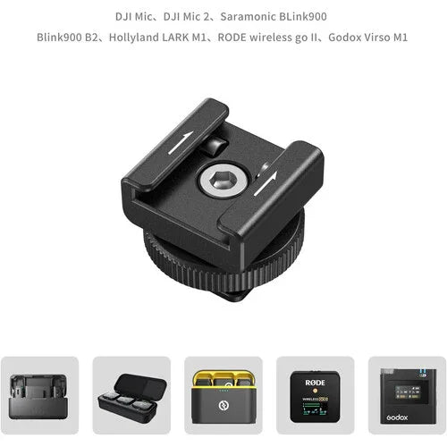 SmallRig Cold Shoe Mount for Compact Wireless Microphones at PROCAM | procam.com