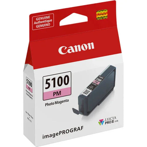 Canon PFI-5100 PM (Photo Magenta) Lucia PRO II Ink Tank for PRO-310 (14.4ml) at PROCAM | procam.com