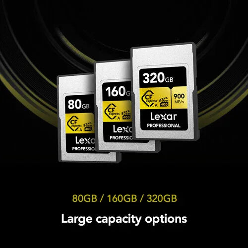 Lexar Professional CFexpress Type A Memory Card (GOLD Series) - 80GB at PROCAM | procam.com