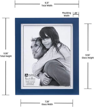 Malden Linear Wood 8x10 Blue Picture Frame at PROCAM | procam.com