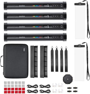 Godox TL30 RGB LED Tube Light 4-Light Kit at PROCAM | procam.com