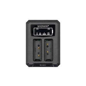ProMaster Dually USB Charger for OM System BLS50 at PROCAM | procam.com