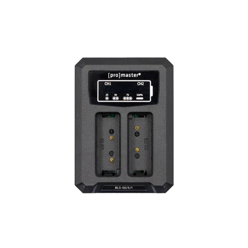 ProMaster Dually USB Charger for OM System BLS50 at PROCAM | procam.com