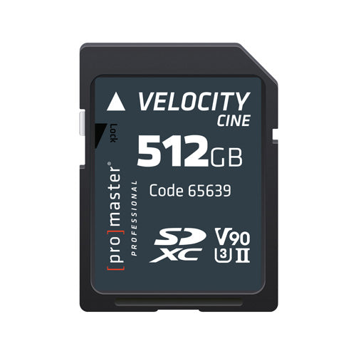 ProMaster Velocity CINE SD Memory Card - 512GB