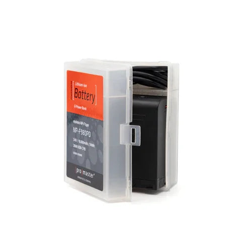 ProMaster PowerHouse NP-F980PD Li-ion Battery & USB Power Bank at PROCAM | procam.com