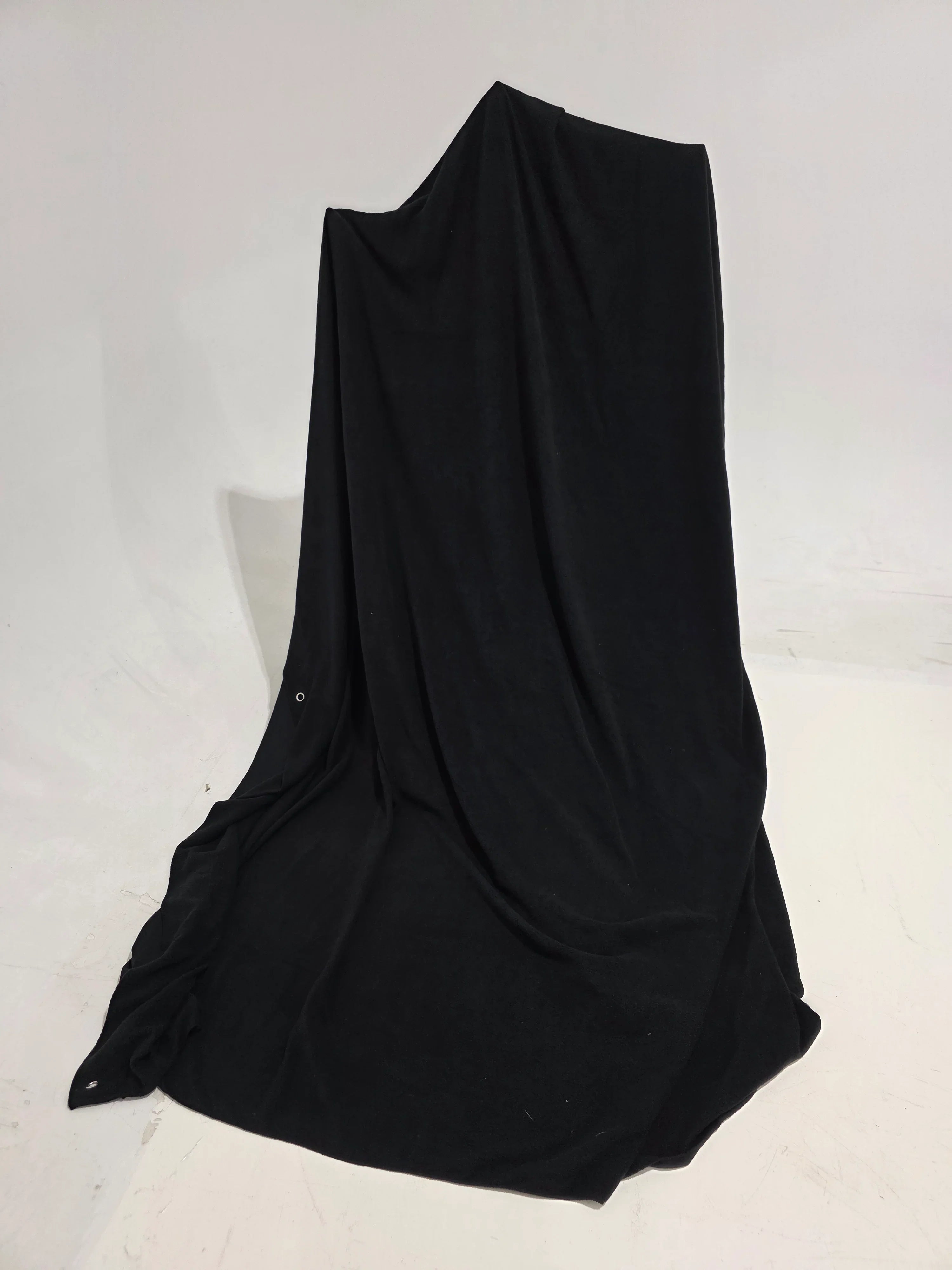 * OPEN BOX EXCELLENT * Westcott X-Drop Pro Fabric Backdrop Sweep Kit (Rich Black, 8 x 13') at PROCAM | procam.com