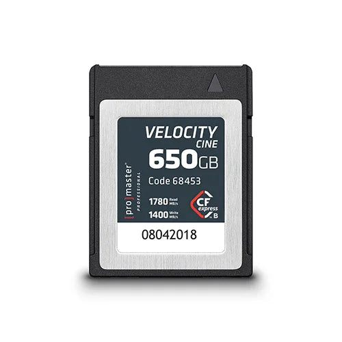 ProMaster CFexpress Type B Velocity CINE V2 Memory Card - 650GB at PROCAM | procam.com