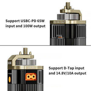 Sirui ZG-H90 Battery Grip Handle USB-C, D-TAP Input/Output (88wh) at PROCAM | procam.com