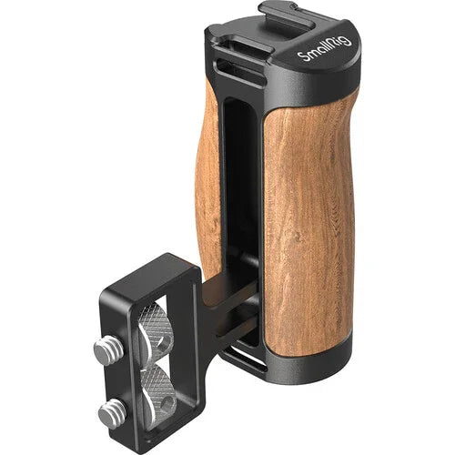 SmallRig Mini Wood Side Handle with Dual 1/4"-20 Screw Mount at PROCAM | procam.com