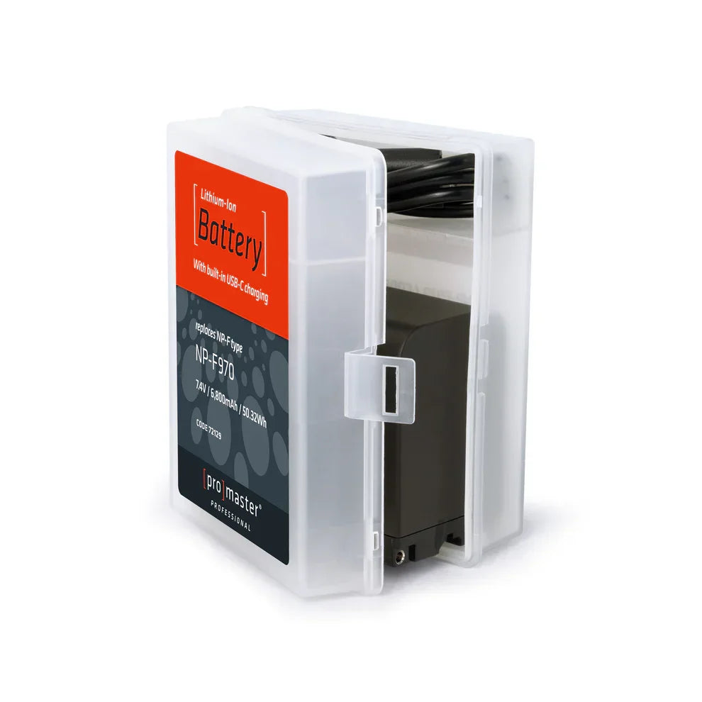 ProMaster NP-F970 Li-ion Battery for Sony with USB-C Charging at PROCAM | procam.com