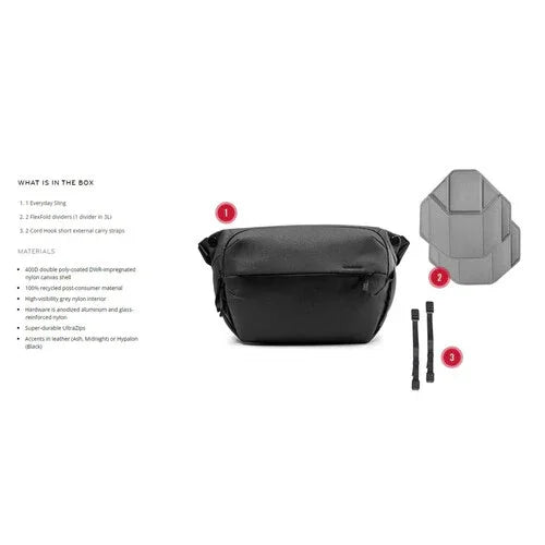 Peak Design Everyday Sling v2 (Ash, 10L) at PROCAM | procam.com