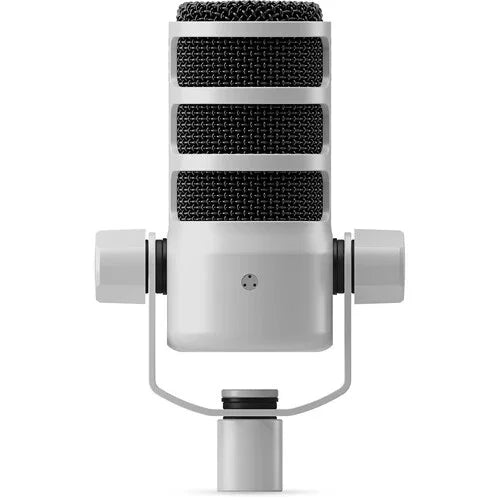 RODE PodMic USB and XLR Dynamic Broadcast Microphone (White) at PROCAM | procam.com