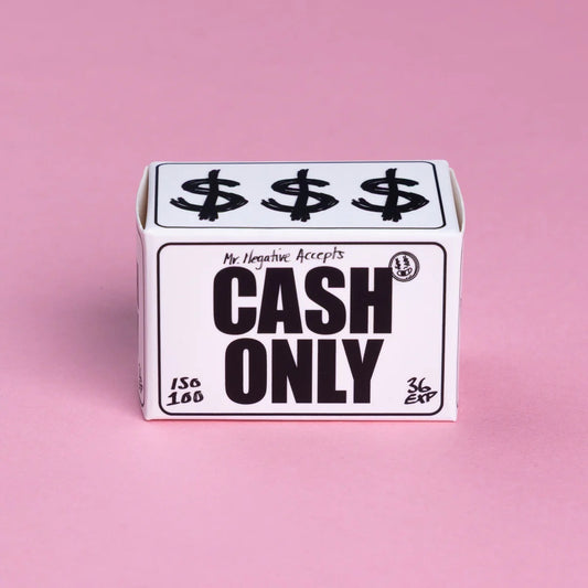 Mr Negative Cash Only ISO 100 Black & White Film (35mm Roll Film, 36 Exposures)