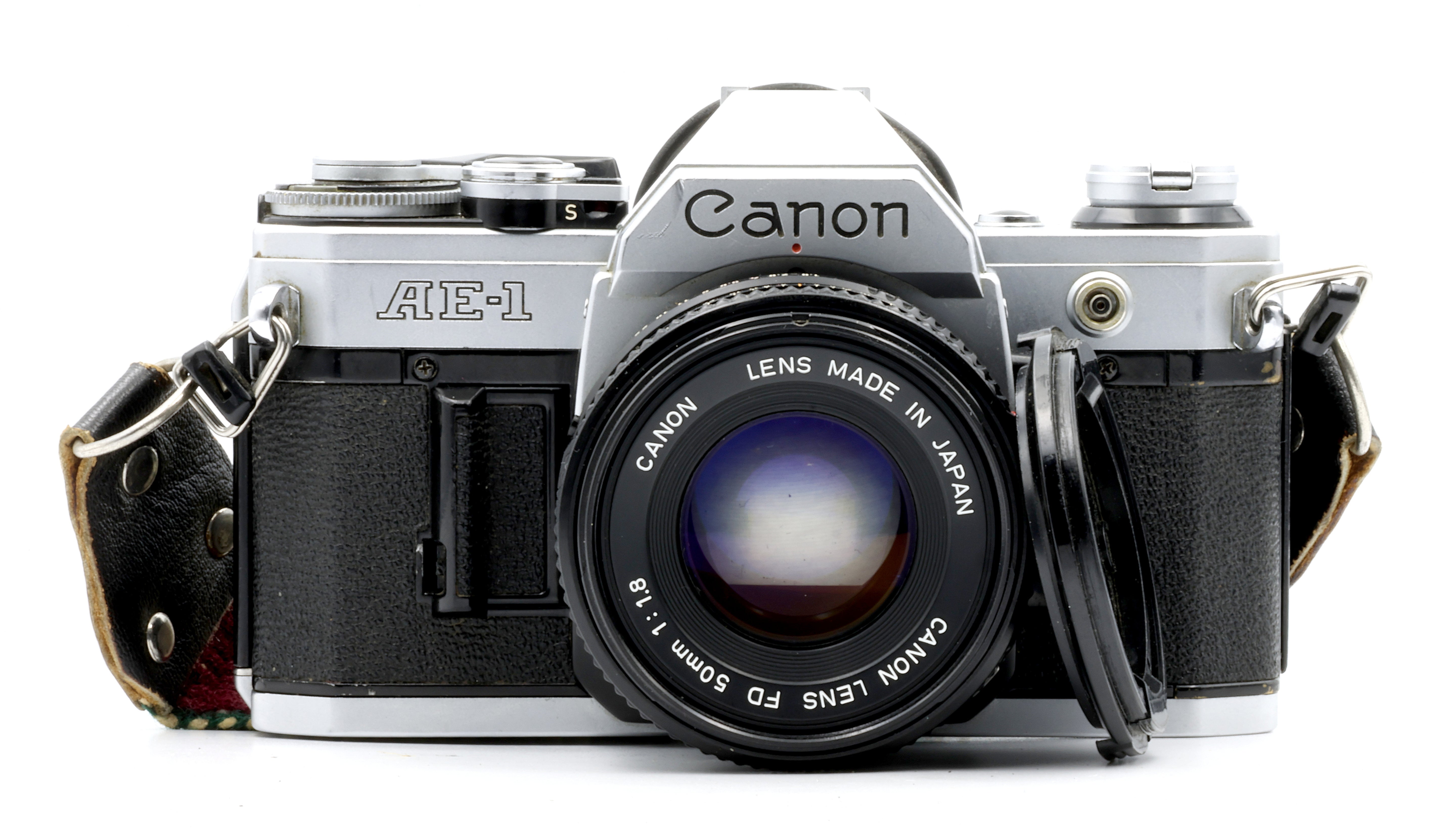 * USED * Canon AE-1 35mm Film SLR with Canon FD 50mm 1.8 Lens