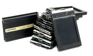 * AS IS * Kodak 4 x 5 Hard Rubber Tanks and Assorted 3/14 x 4 1/4 Development Holders and Film Holders at PROCAM | procam.com