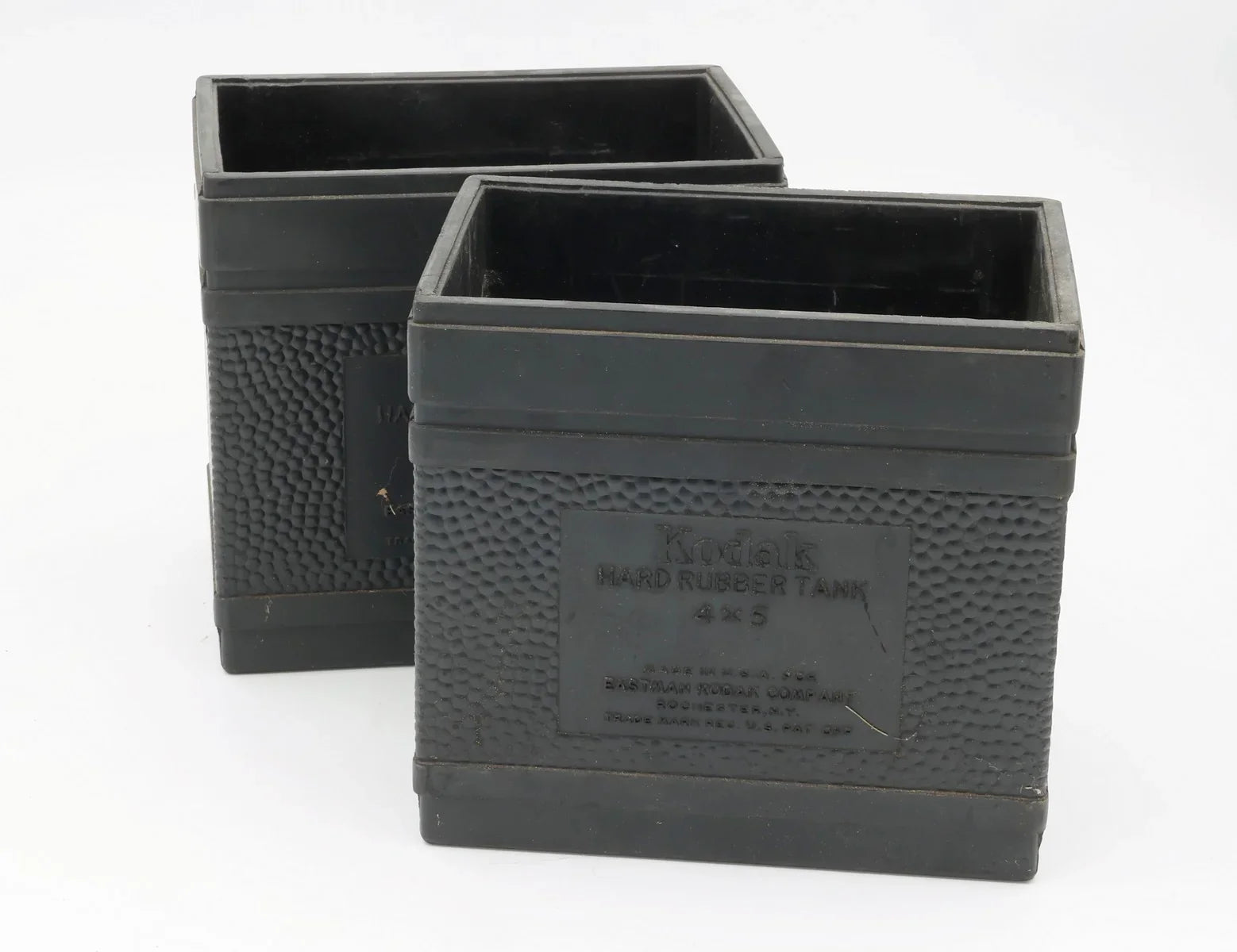 * AS IS * Kodak 4 x 5 Hard Rubber Tanks and Assorted 3/14 x 4 1/4 Development Holders and Film Holders at PROCAM | procam.com