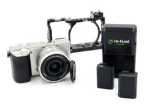 * USED * Sony a6000 Mirrorless Camera (SHUTTER 19383) with Sony E 16-50mm f/3.5-5.6 PZ OSS Lens (Silver) and SmallRig Camera Cage