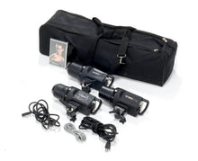 * AS IS *  Westcott Strobelight Educational 3-Light Set with Case