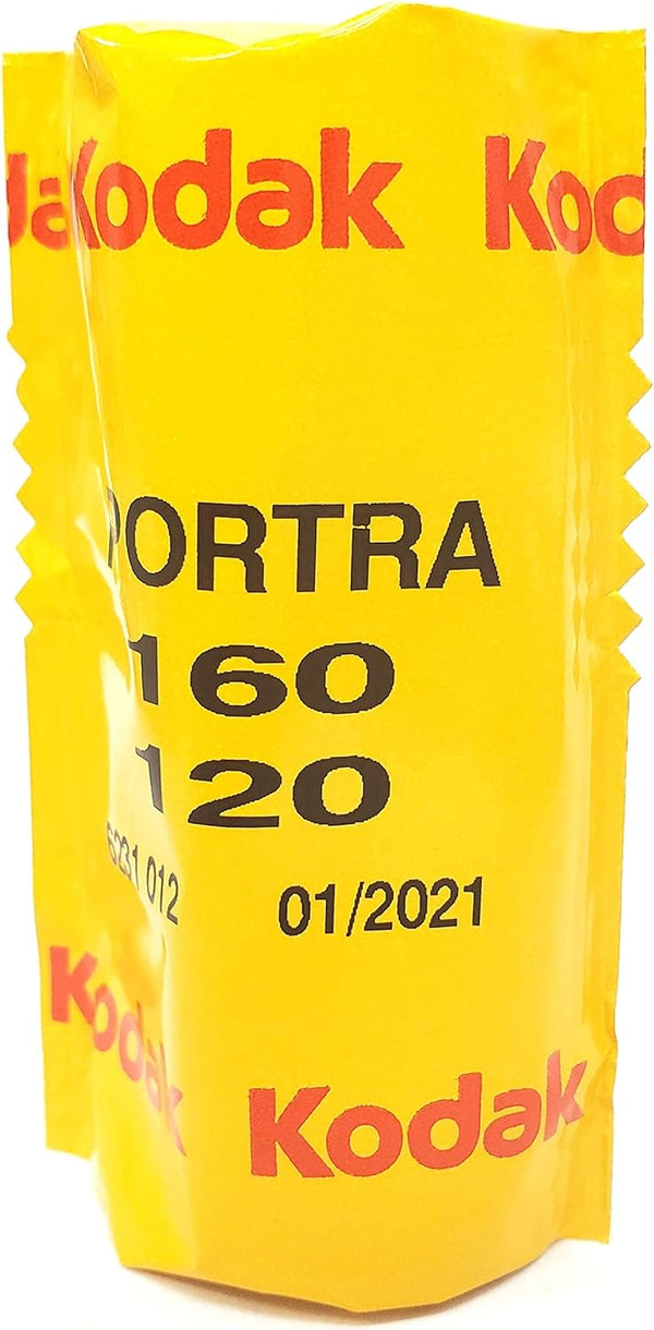 Kodak Professional Portra 160 Color Negative Film (120 Roll Film) - Single Roll