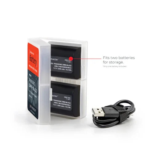 ProMaster DMW-BLK22 Li-ion Battery for Panasonic w/ USB-C Charging at PROCAM | procam.com