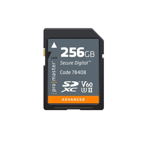 ProMaster SDXC Advanced UHS-II V60 Memory Card - 256GB at PROCAM | procam.com